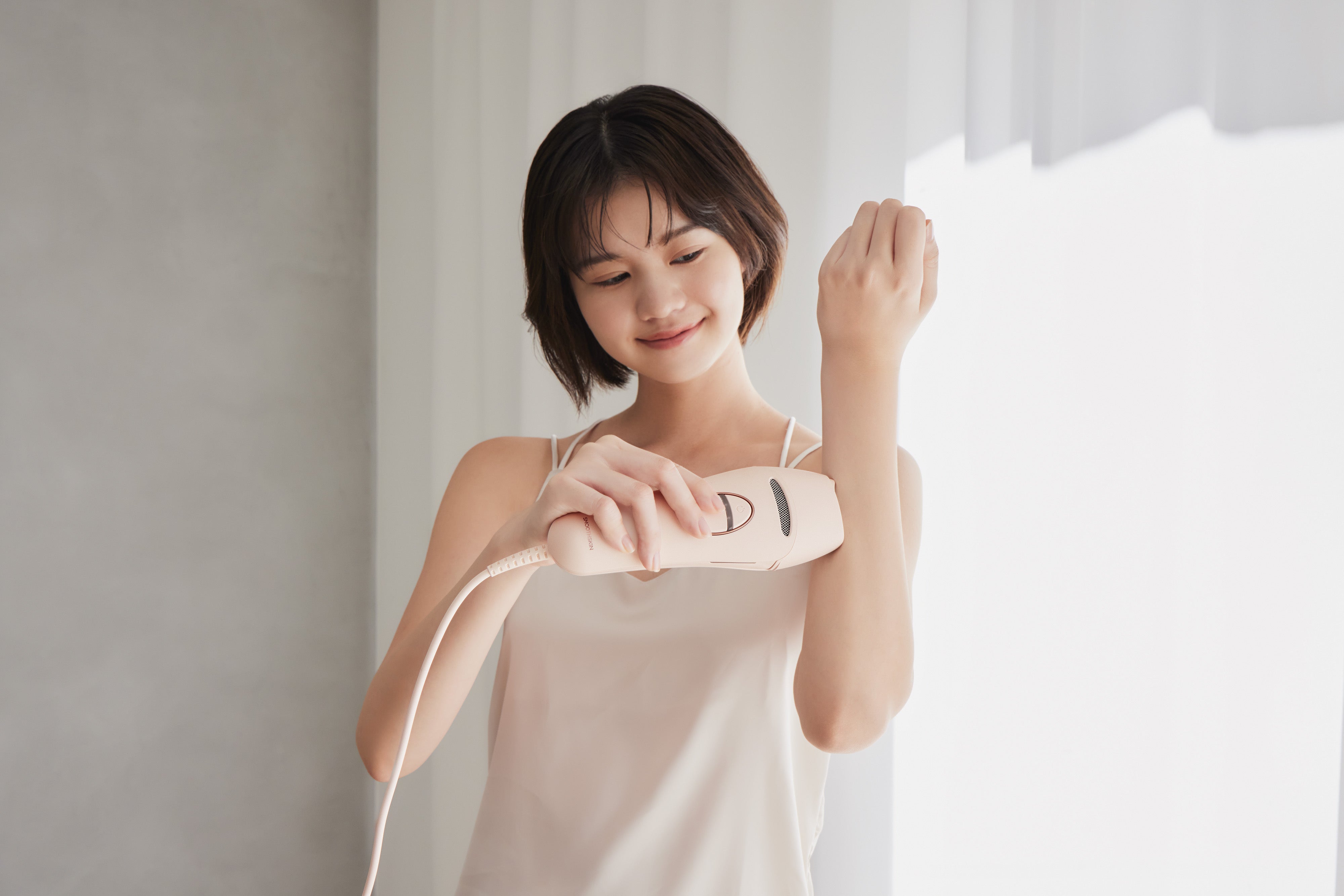 家庭用光美容器で効果を実感するには、何回のケアが必要ですか？